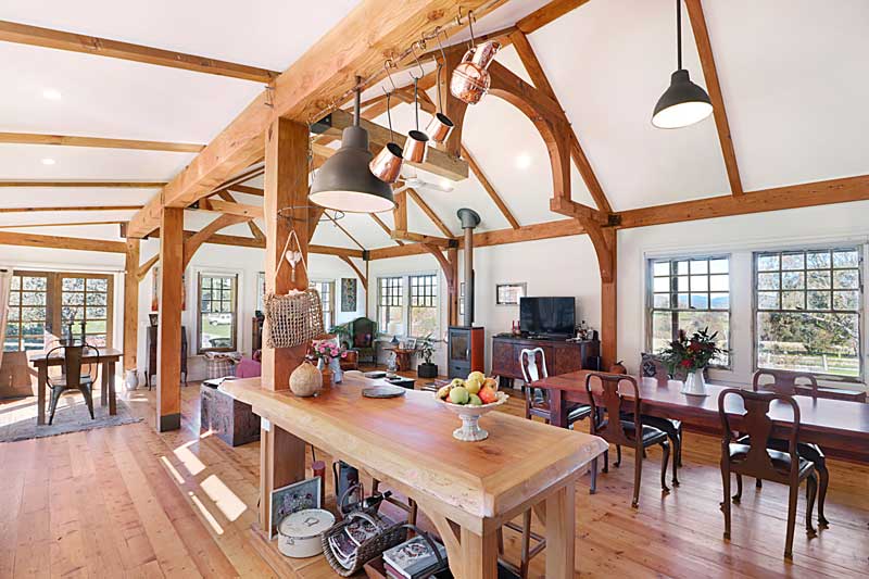Big Mountain Homes - Traditional Heavy Timber Home